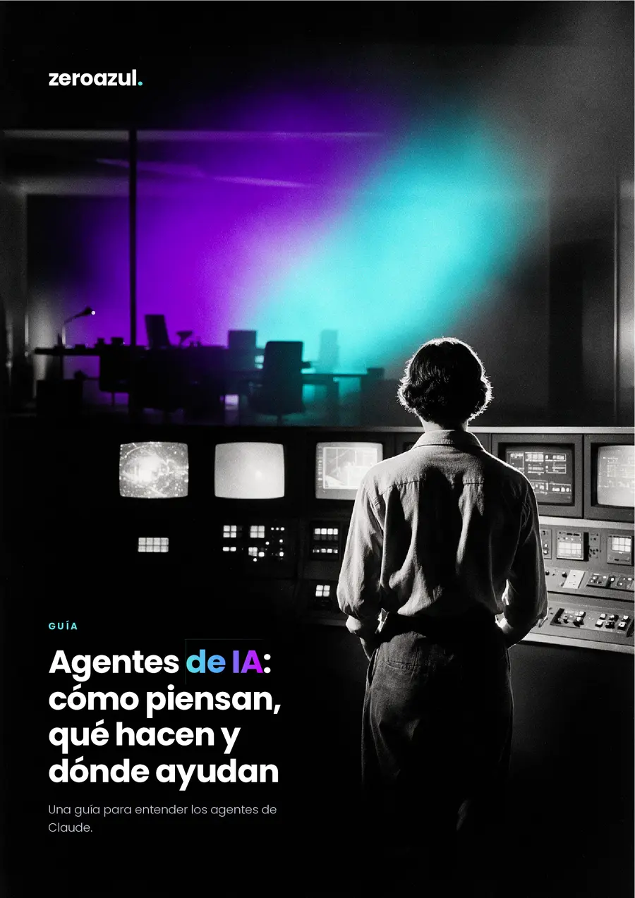 Portada del capítulo 1: Agentes de IA: cómo piensan, qué hacen y dónde ayudan