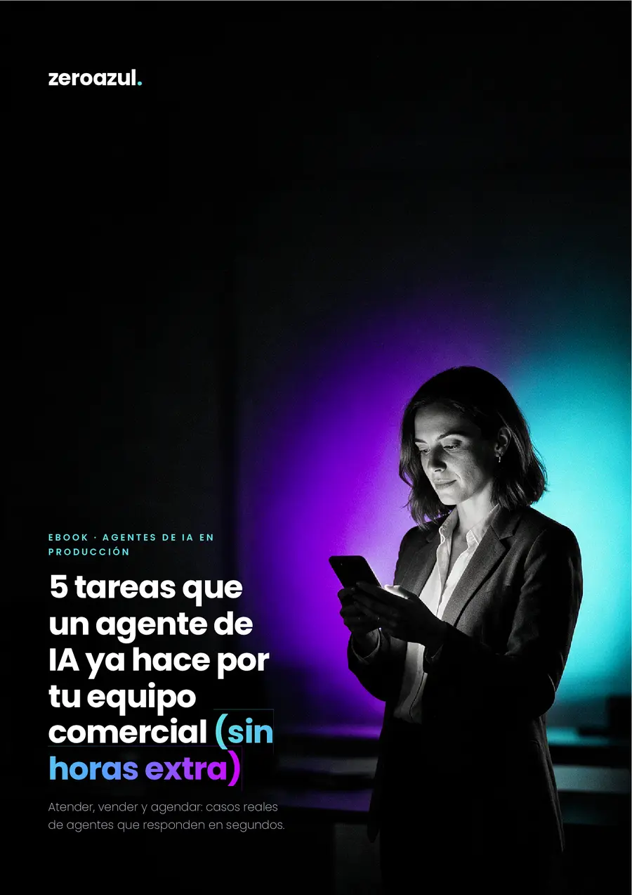 Portada del ebook 5 tareas que un agente de IA ya hace por tu equipo comercial